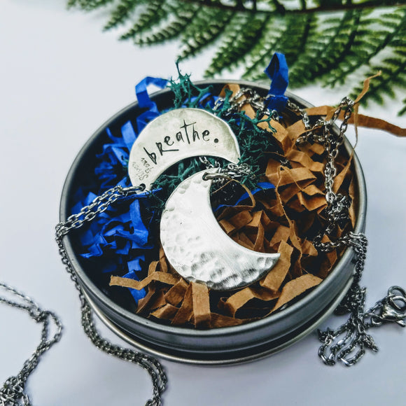 Crescent Moon Coin Necklace – JaxKelly