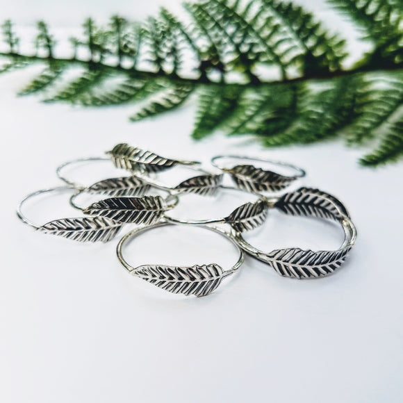 Silver Fern Midi Ring - Silver Fern Handmade