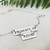 Property Of Necklace - Silver Fern Handmade